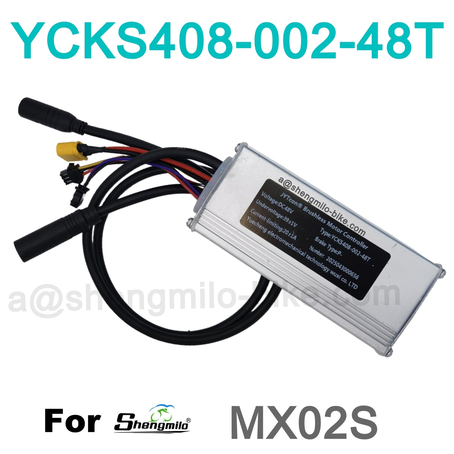 YCKS408-002-48T 48V Controller Replacement for Shengmilo MX02 / MX05 Electric Bike