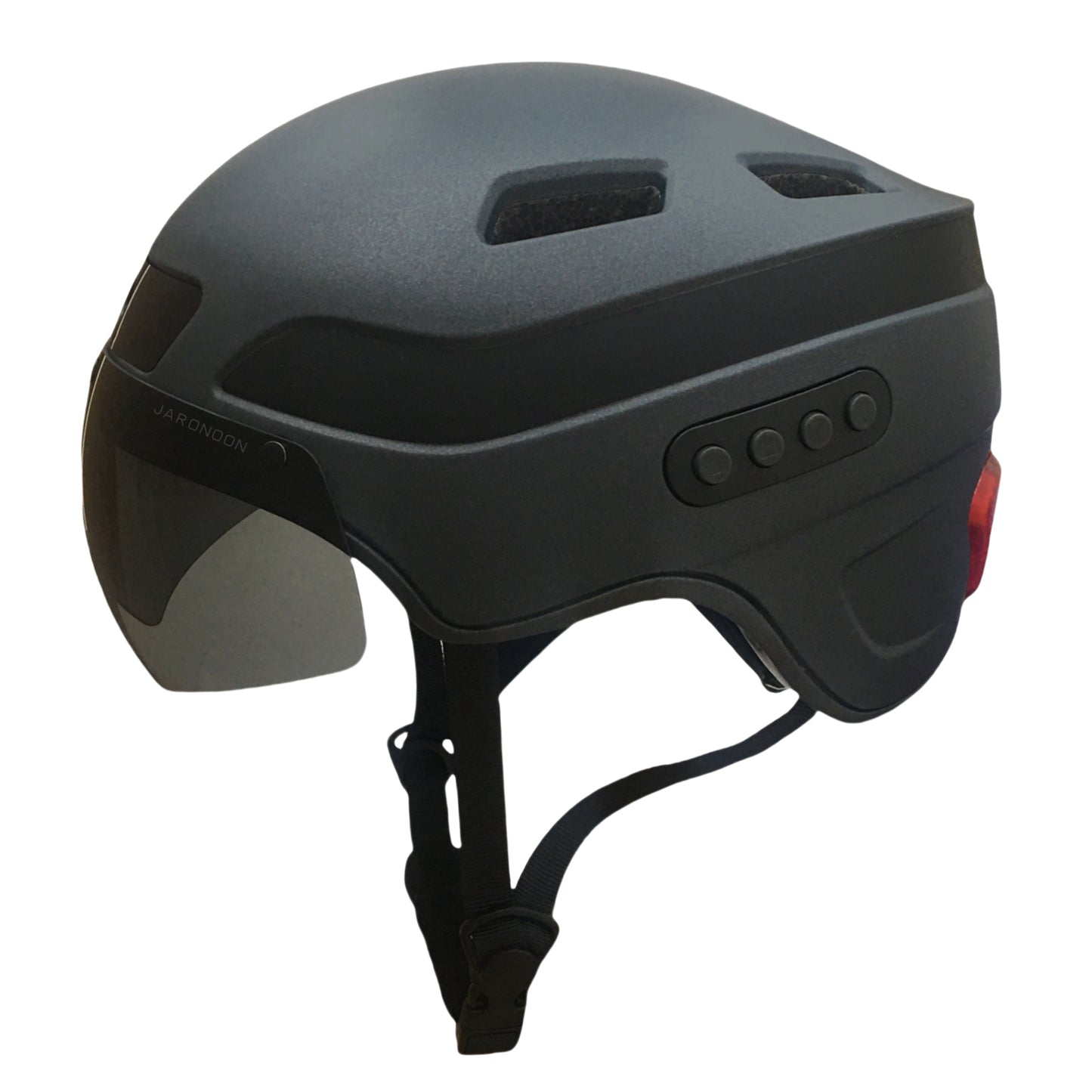 Casco inteligente de llamadas Bluetooth mejorado con cámara grabadora de conducción incorporada 1080P HD, visera desmontable, luz trasera de señal de giro