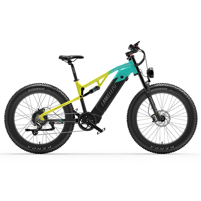 Lankeleisi RV800 PLUS 48V 15Ah Bicicleta eléctrica de moda Sistema de transmisión de 7 velocidades de 26 pulgadas Hasta 52 Km / h Freno de disco hidráulico delantero y trasero