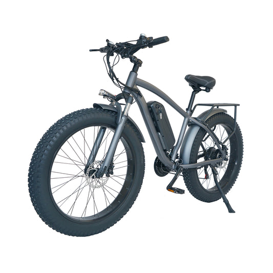 M26 750W Potente bicicleta eléctrica 26 pulgadas Fat Tire Mountain Bike Snow Bike 48V 15Ah Batería de litio Velocidad rápida