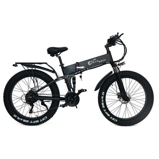 Bicicleta eléctrica plegable para adultos X26, bicicleta de montaña con neumáticos gruesos de 26 pulgadas, batería de 750W, 48V, 10Ah, bicicleta de nieve para hombres