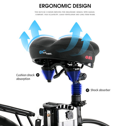 CMACEWHEEL Y20 750W Bicicleta eléctrica plegable, 20 pulgadas 4.0 Fat Tire Mountain Bike, batería de litio 48V 15A / 17A, velocidad de hasta 45 km / h